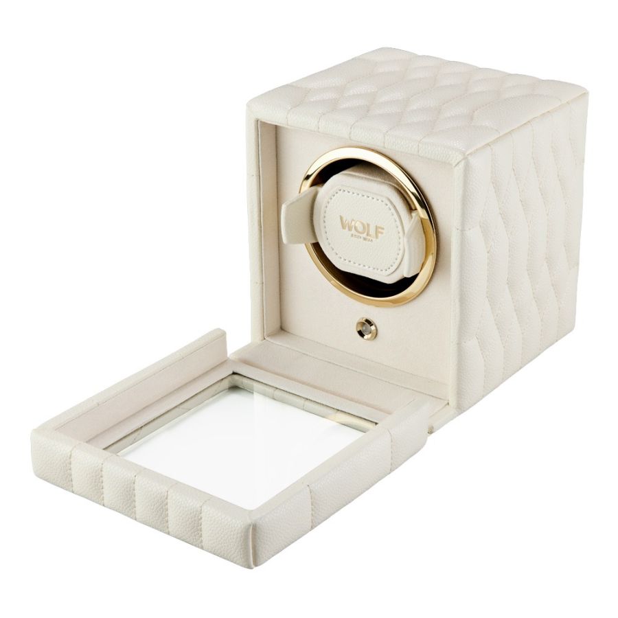 WOLF Lauren Single Watch Winder Ivory 342152