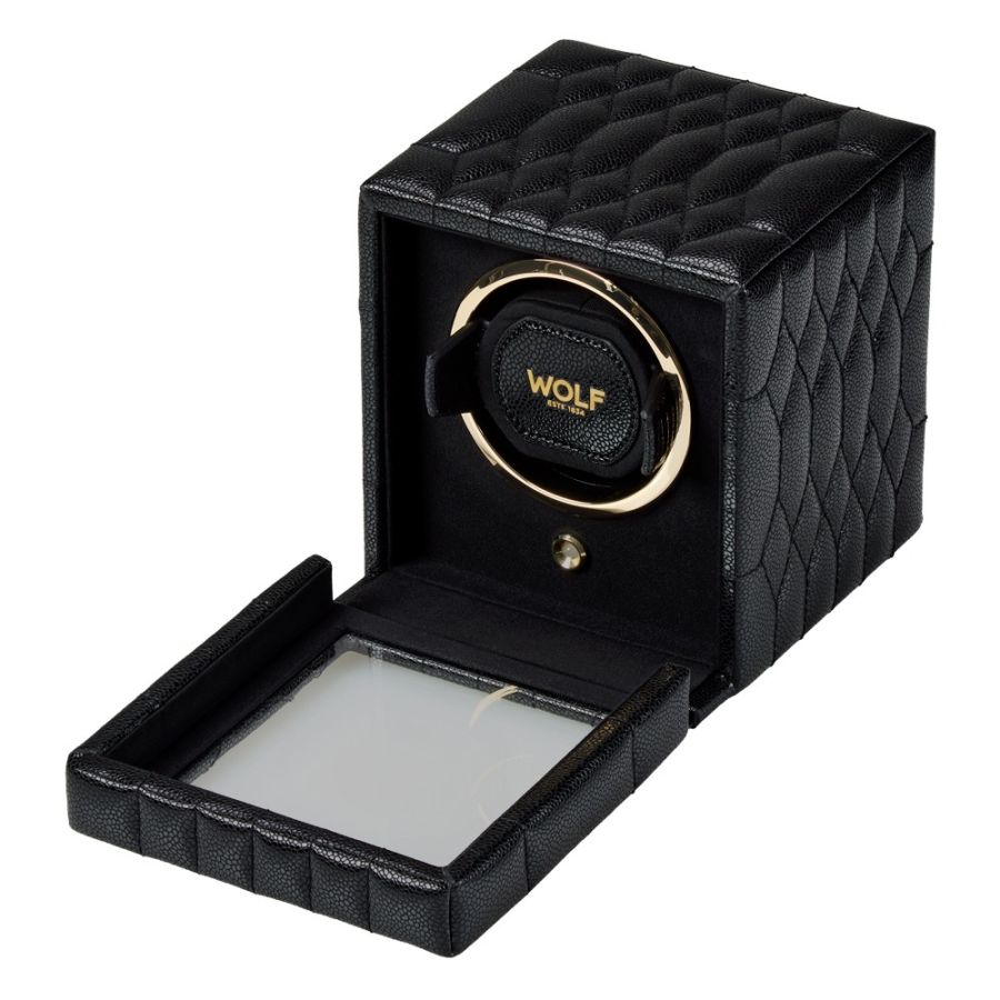 WOLF Lauren Single Watch Winder Black 342102