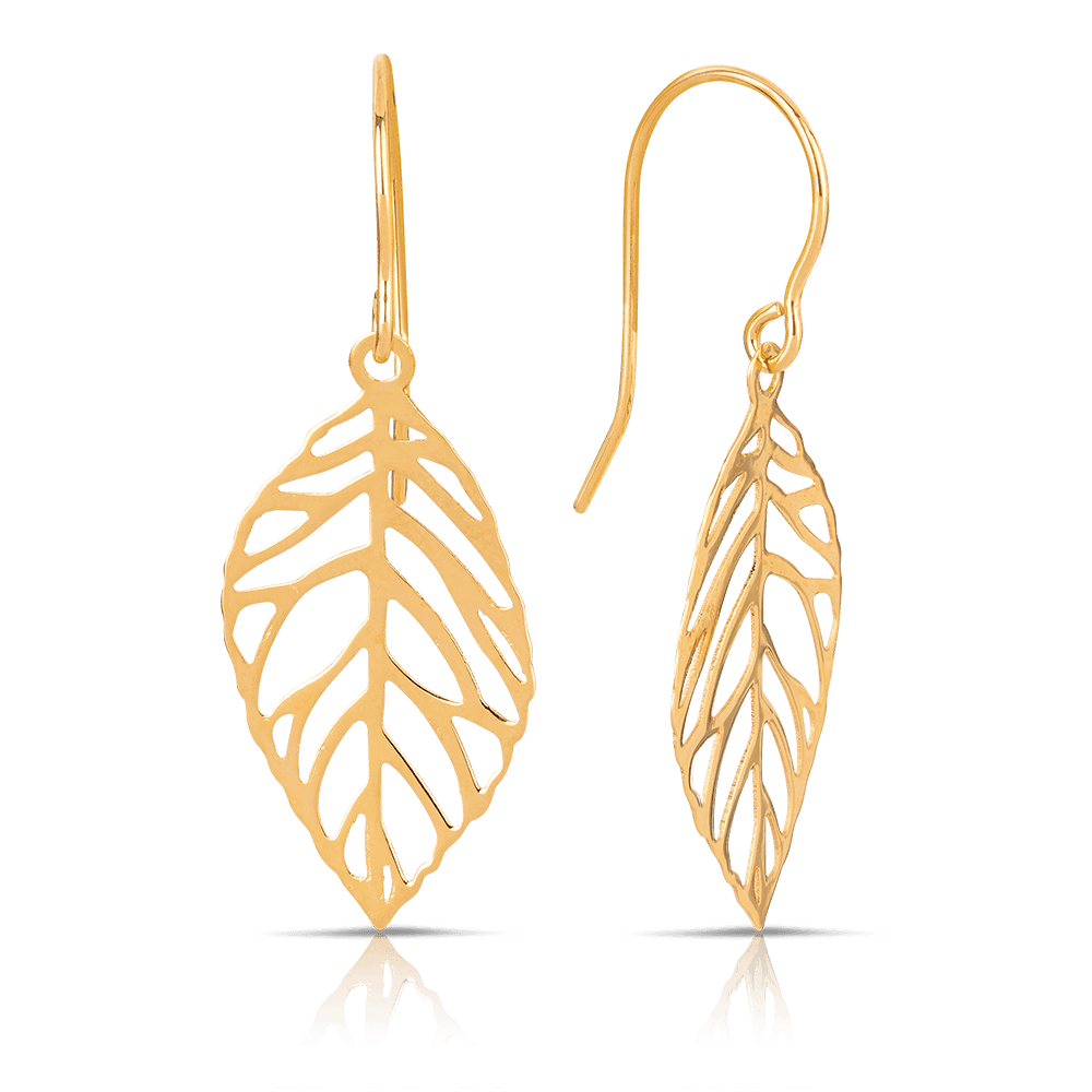 Yellow dangling hot sale earrings