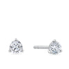 0.50ct TDW Lab-Grown Diamond Stud Earrings in Sterling Silver