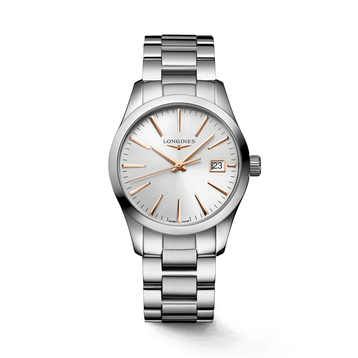 Longines Conquest Classic Women's 34mm Stainless Steel Quartz Watch L2.386.4.72.6 - Wallace Bishop