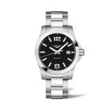 Longines Conquest Men's 41mm Stainless Steel Quartz Watch L3.759.4.58.6