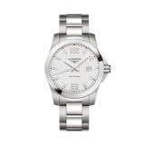 Longines Conquest Men's 41mm Stainless Steel Quartz Watch L3.759.4.76.6