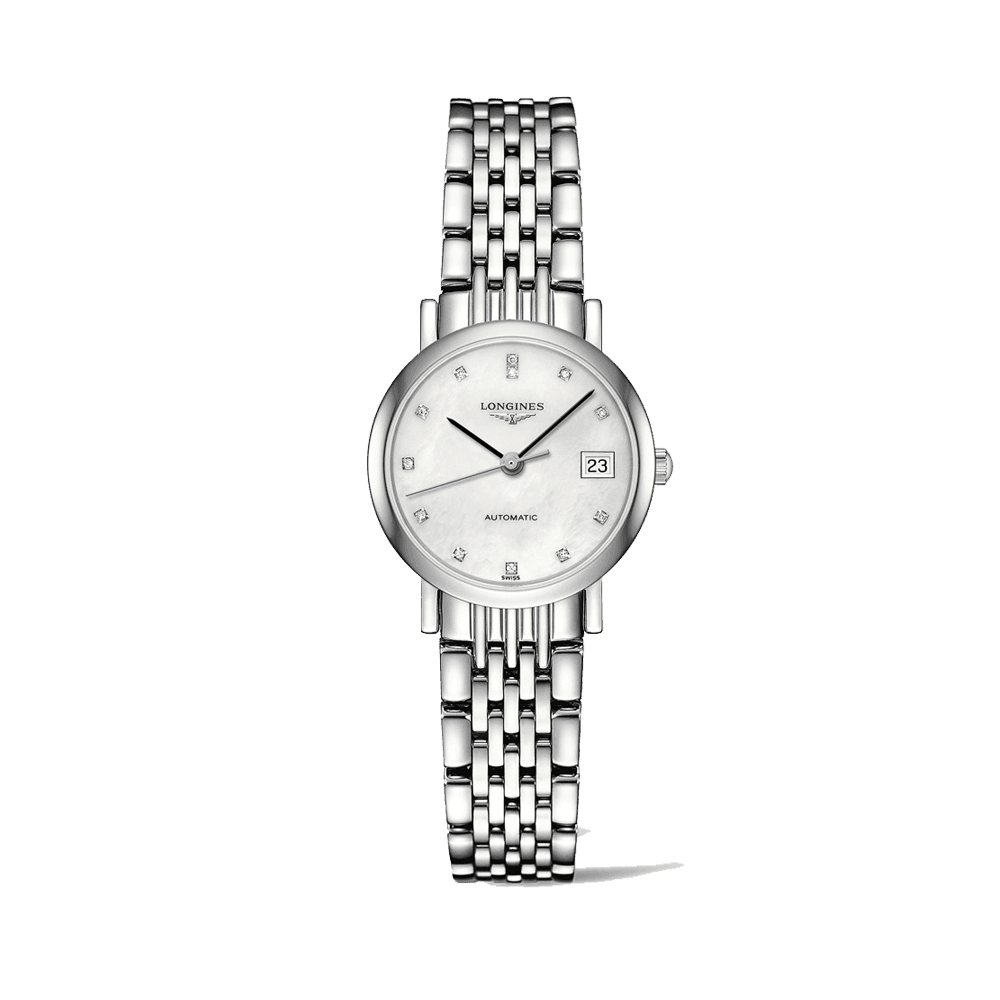 Longines Elegant Women's 25.50mm Stainless Steel Automatic Watch L4.309.4.87.6 - Wallace Bishop