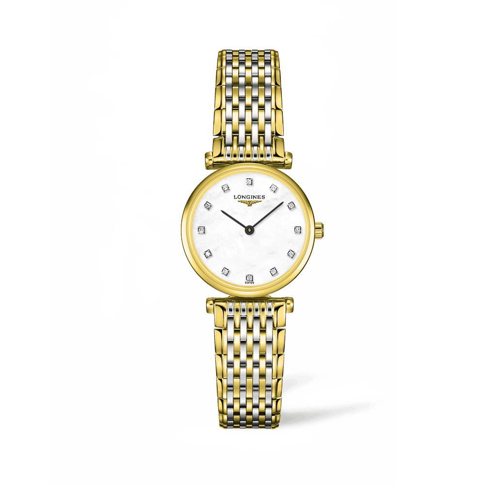 Longines La Grande Classique Women's 24mm Stainless Steel & Yellow IP Quartz Watch