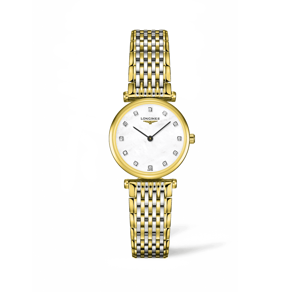 Longines La Grande Classique Women's 24mm Stainless Steel & Yellow IP Quartz Watch - Wallace Bishop