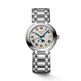 Longines PrimaLuna Women's 30.5mm Stainless Steel Quartz Moonphase Watch L8.115.4.71.6