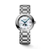 Longines PrimaLuna Women's 30.5mm Stainless Steel Quartz Moonphase Watch L8.115.4.87.6