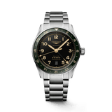 Longines Spirit Zulu Men's 42mm Stainless Steel Automatic GMT Watch L3.812.4.63.6
