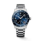 Longines Spirit Zulu Men's 42mm Stainless Steel Automatic GMT Watch L3.812.4.93.6