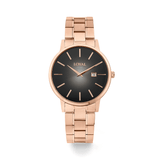 Loyal Enigma Men's 41mm Rose PVD Quartz Watch - Wallace Bishop