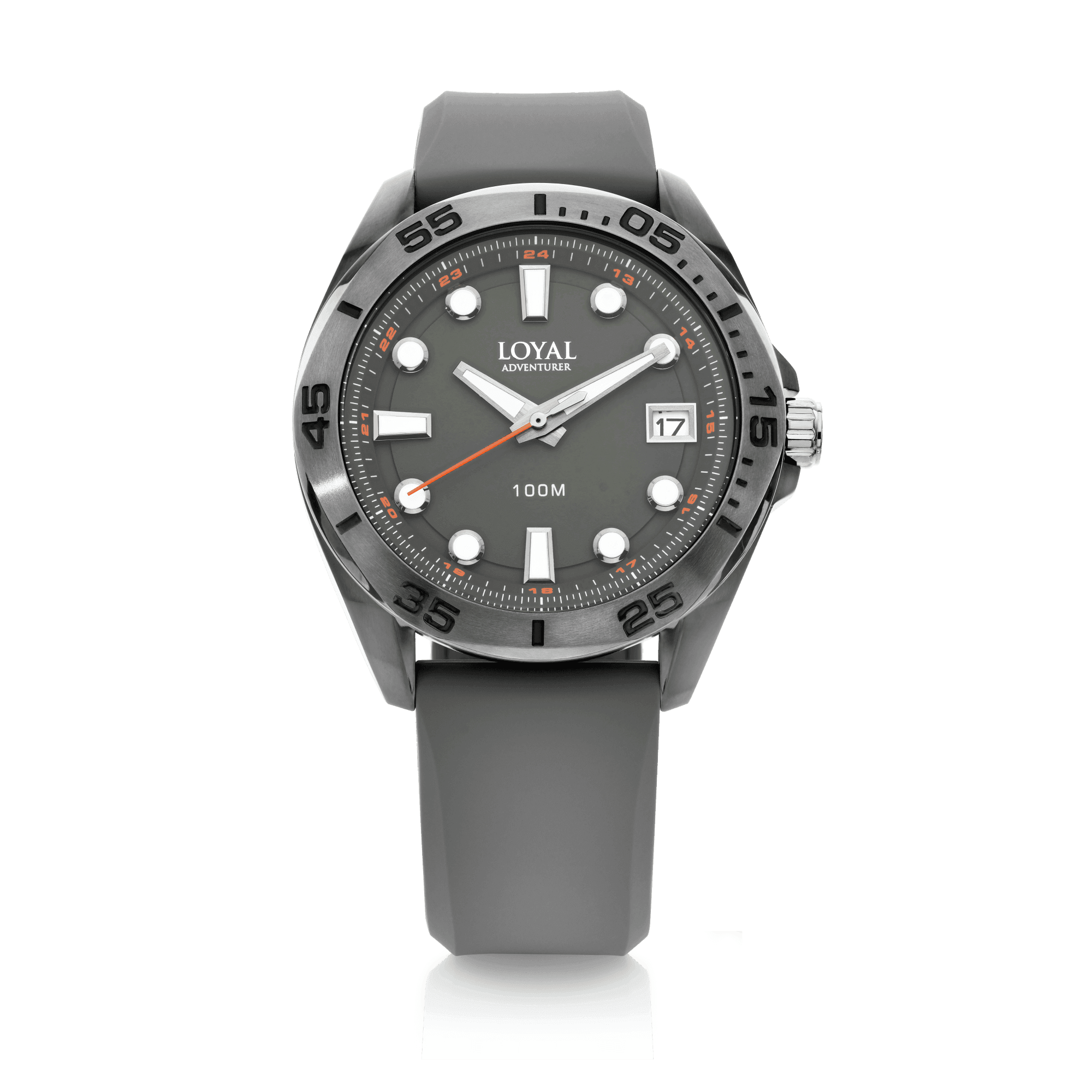 Loyal Men s Adventurer Quartz Sport Watch Grey Dial