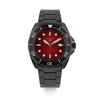 Loyal Scuba Diver Men's 44mm Black and Steel Quartz Watch