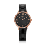Loyal Women's Enigma Black PVD Quartz Dress Watch Black Dial - Wallace Bishop