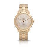 Loyal Women's Enigma Gold PVD Quartz Dress Watch Silver Dial - Wallace Bishop