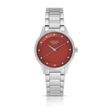 Loyal Women's Enigma Stainless Steel Quartz Sport Watch Red Dial - Wallace Bishop