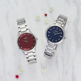 Loyal Women's Enigma Stainless Steel Quartz Sport Watch Red Dial - Wallace Bishop