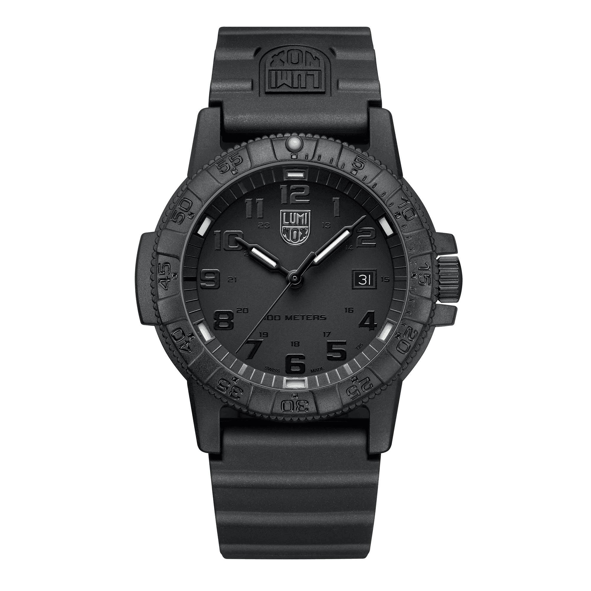 Luminox Men's Black PVD Quartz Sport Watch Black Dial