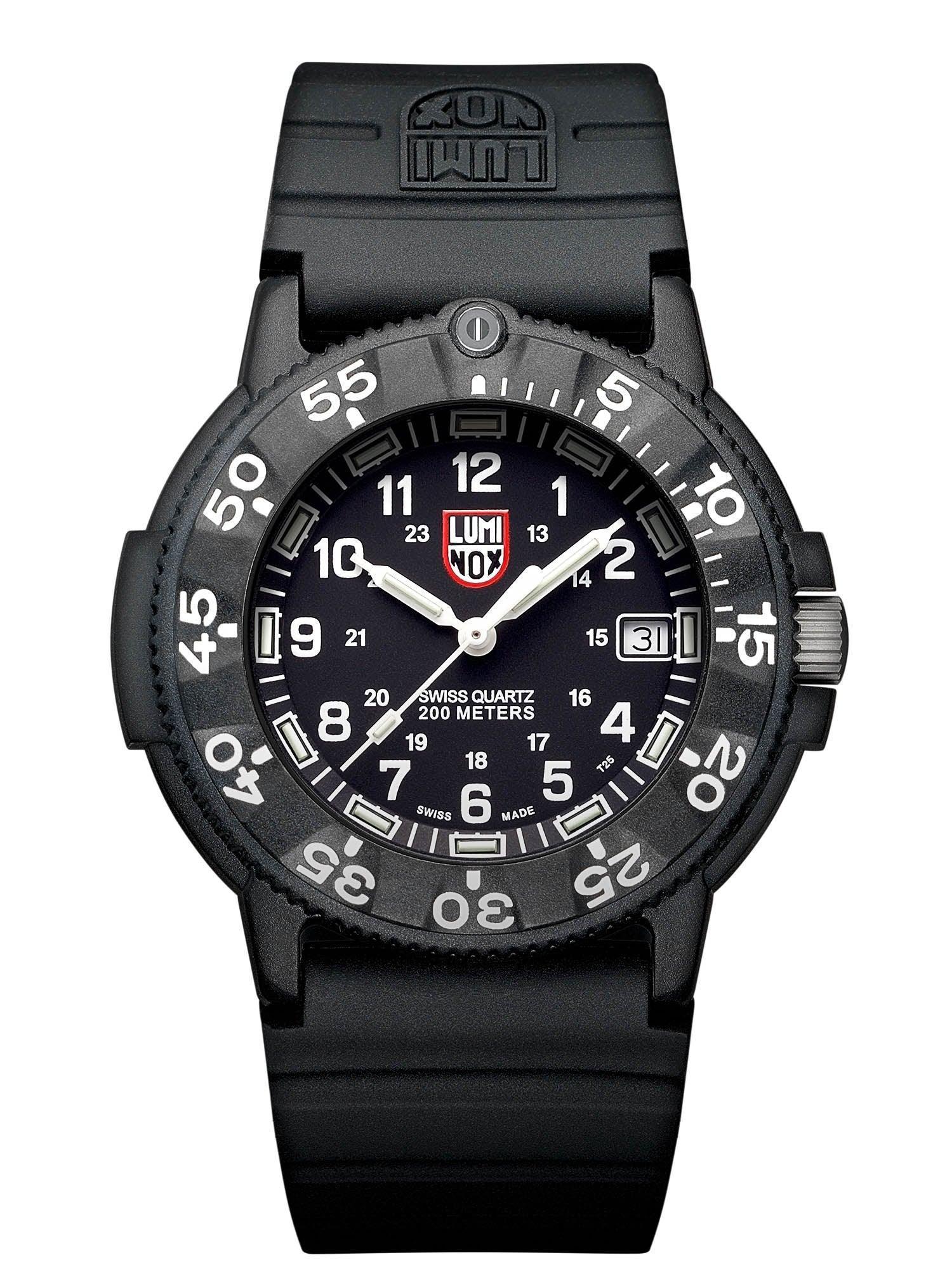 Luminox Men's Black PVD Quartz Sport Watch Black Dial