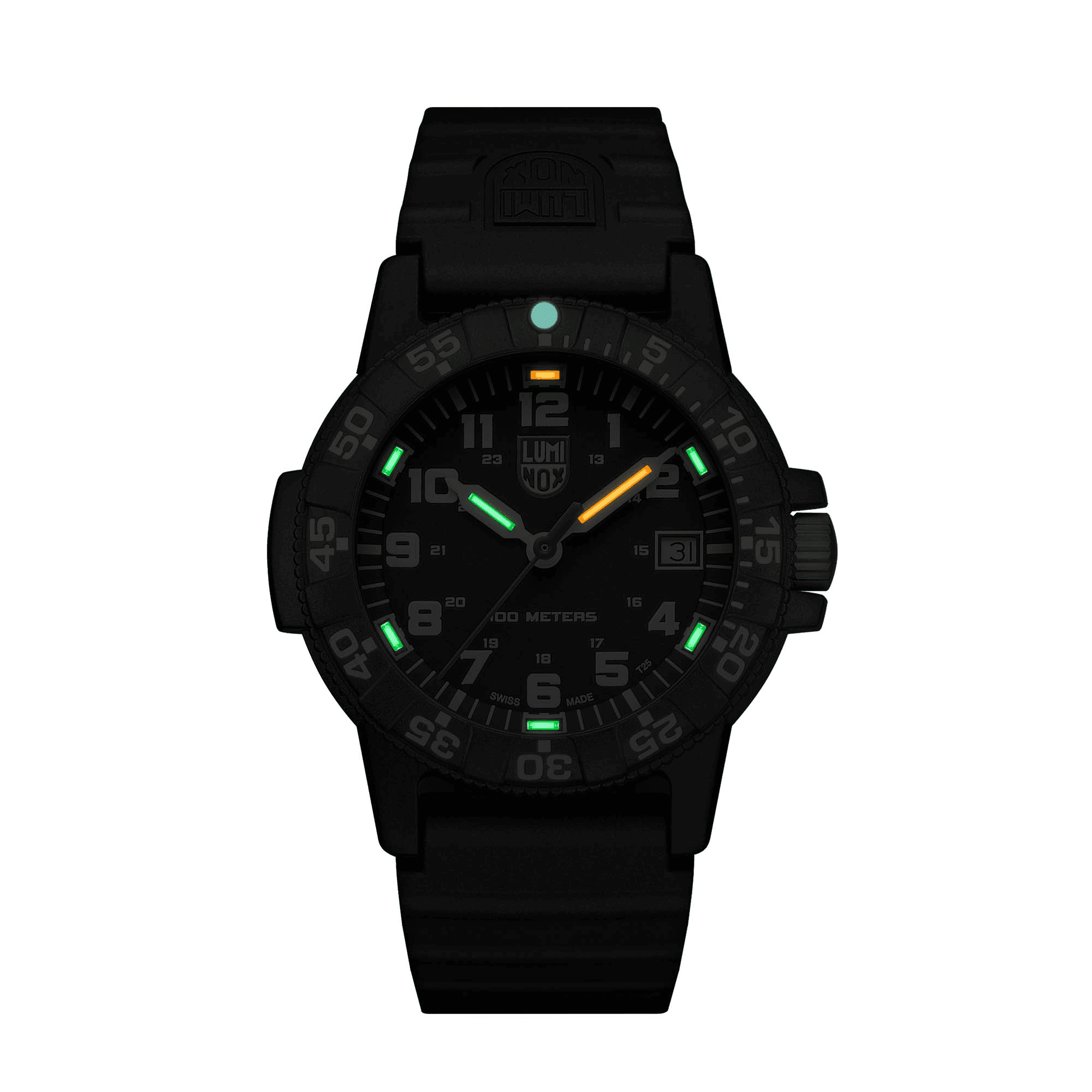 Luminox Men's Black PVD Quartz Sport Watch Black Dial