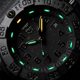 Luminox Men's Black PVD Quartz Sport Watch Black Dial