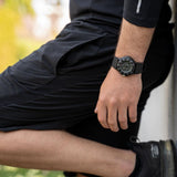 Luminox Men's Black PVD Quartz Sport Watch Black Dial