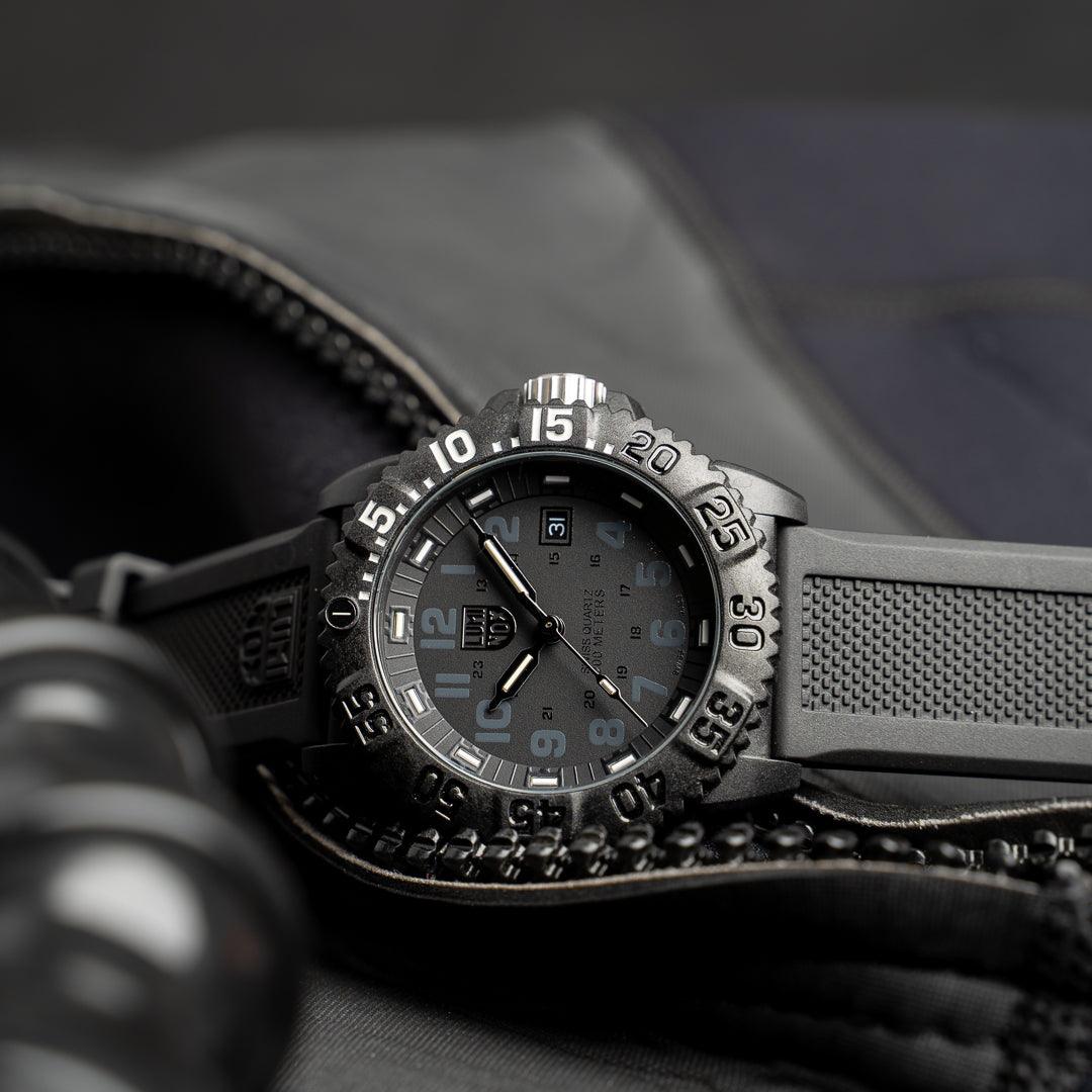 Luminox Men's Black PVD Quartz Sport Watch Black Dial