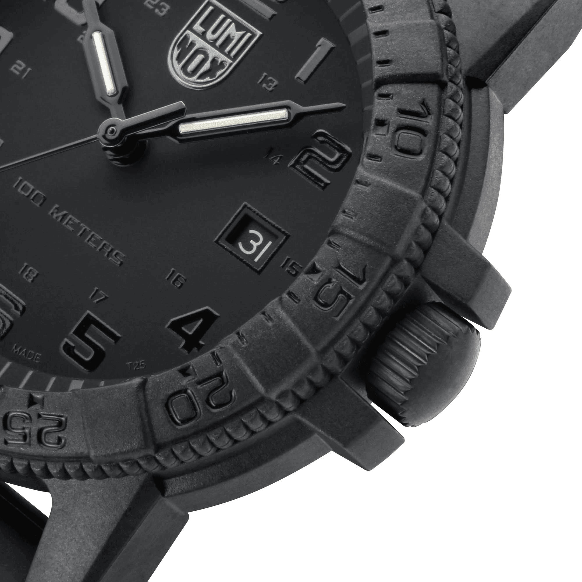 Luminox Men's Black PVD Quartz Sport Watch Black Dial