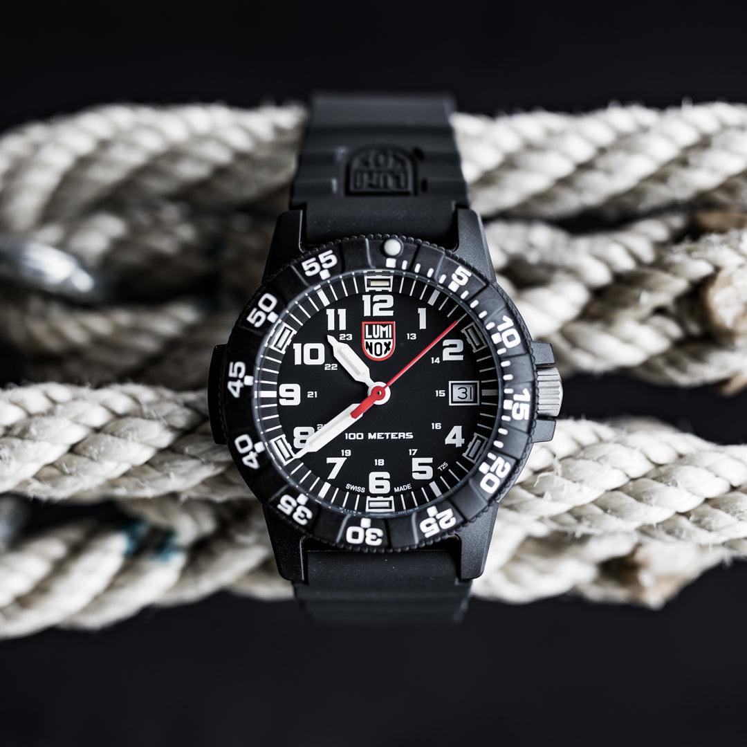 Luminox Men's Black PVD Quartz Sport Watch Black Dial