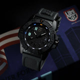 Luminox Men's Black PVD Quartz Sport Watch Black Dial