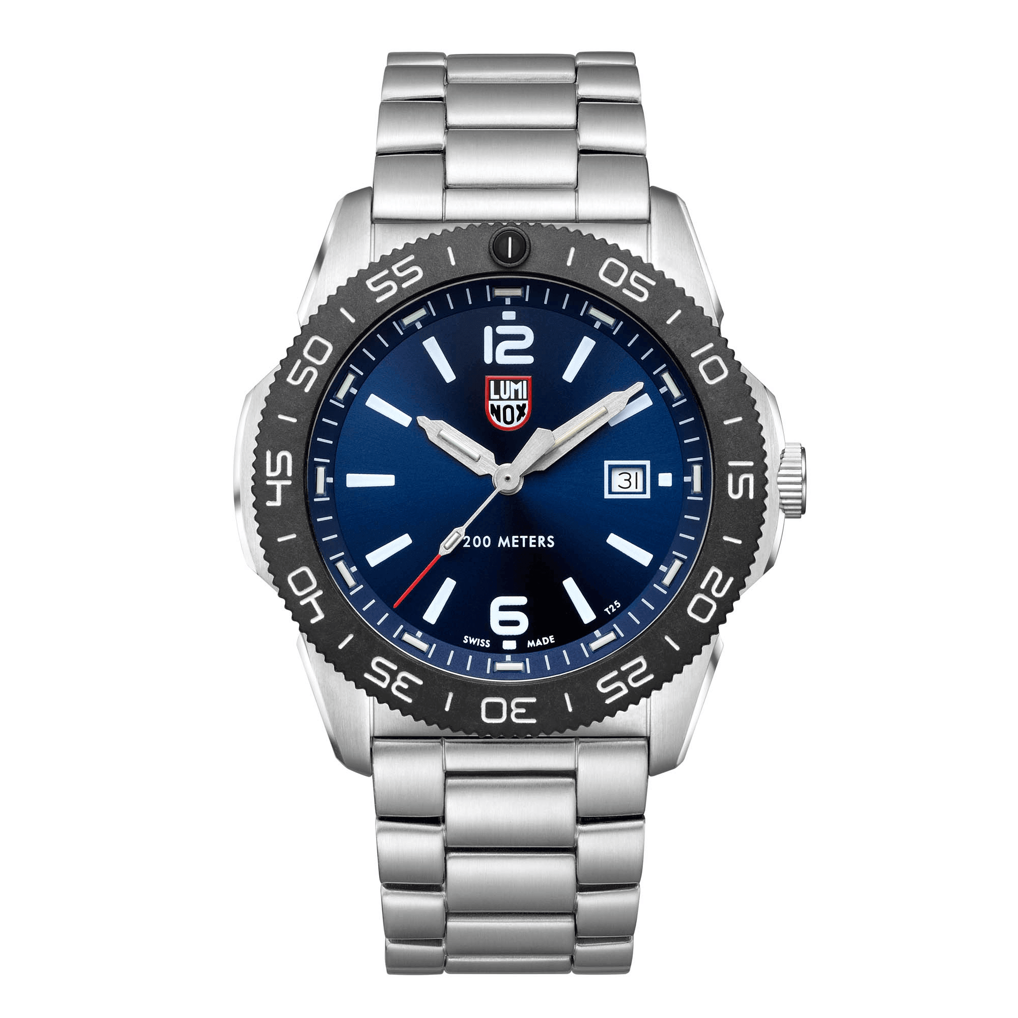 Luminox Men's Stainless Steel Quartz Sport Watch Blue Dial