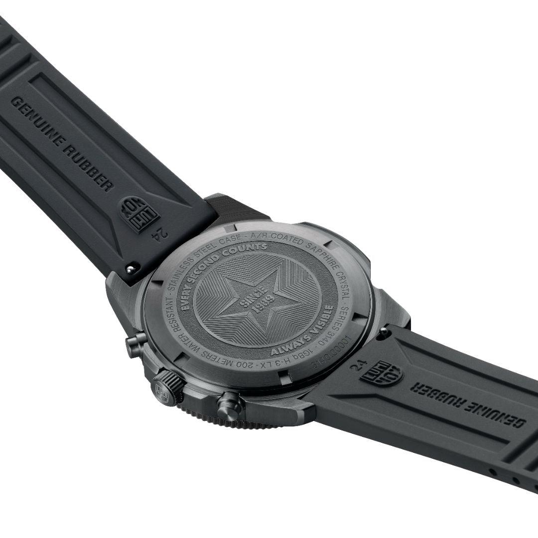 Luminox Pacific Blackout Quartz Chronograph Men's 44mm Watch XS.3141.BO