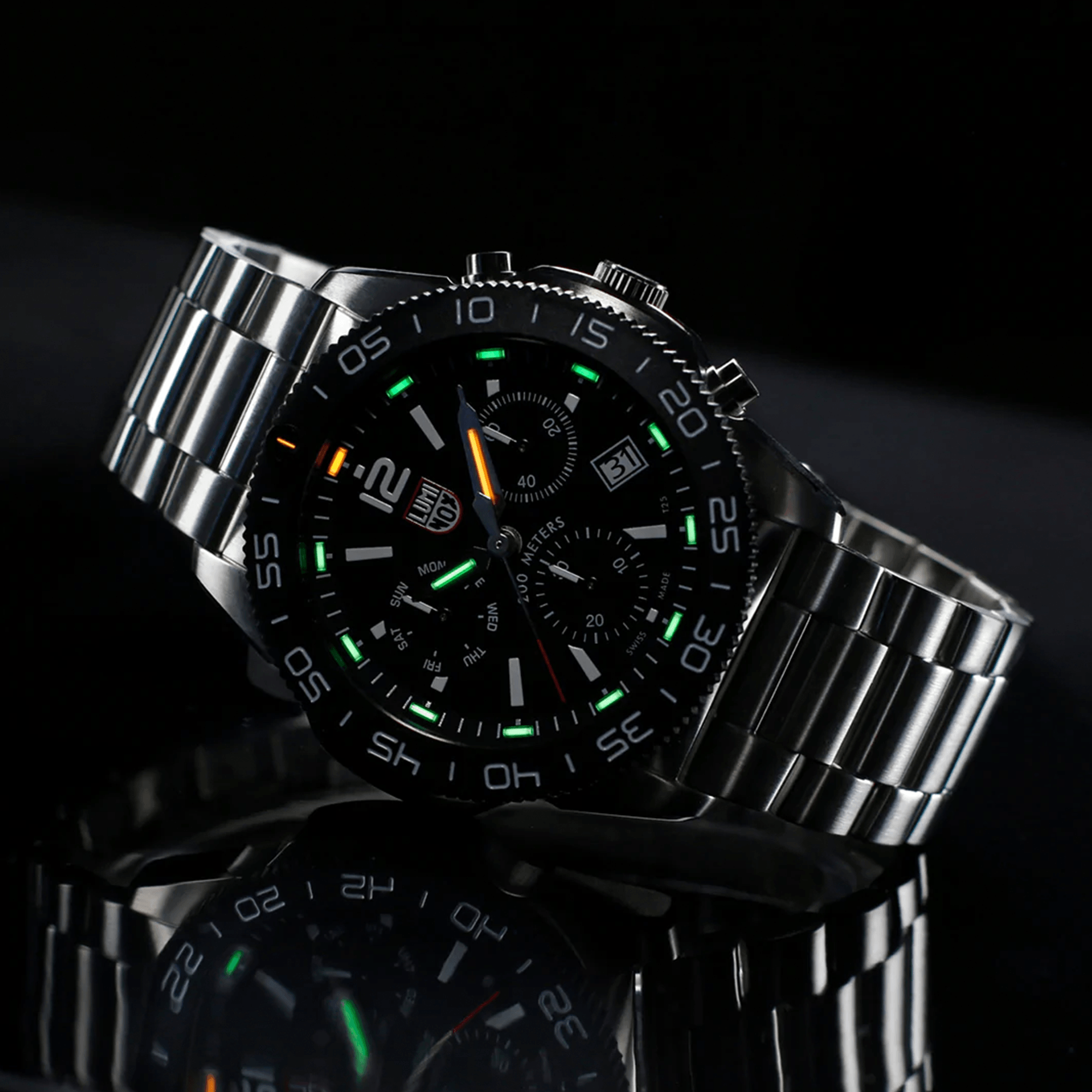 Luminox Pacific Diver Men's Stainless Steel Quartz Chronograph Watch XS.3142 - Wallace Bishop