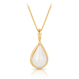 Mabe Pearl Pendant in 9ct Yellow Gold - Wallace Bishop