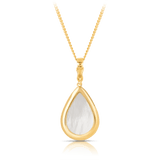 Mabe Pearl Pendant in 9ct Yellow Gold - Wallace Bishop