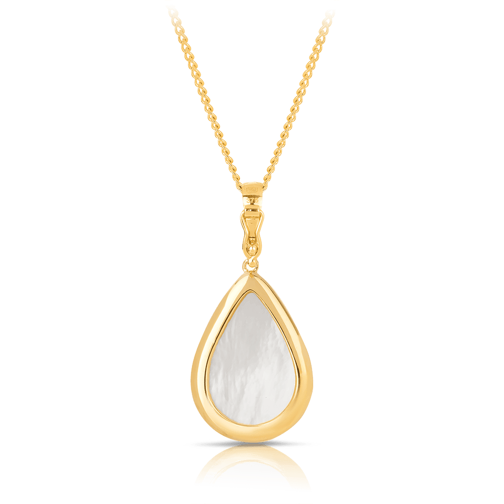 Mabe Pearl Pendant in 9ct Yellow Gold