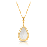 Mabe Pearl Pendant in 9ct Yellow Gold