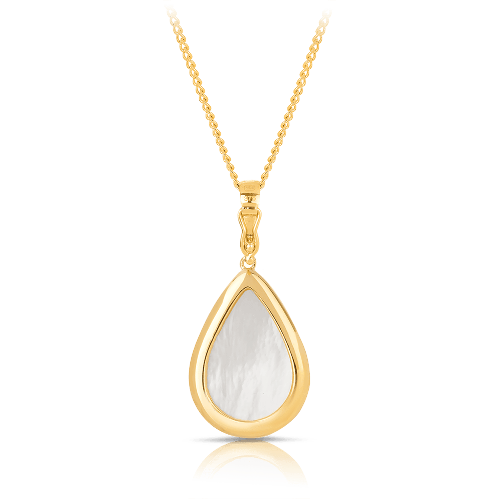 Mabe Pearl Pendant in 9ct Yellow Gold - Wallace Bishop