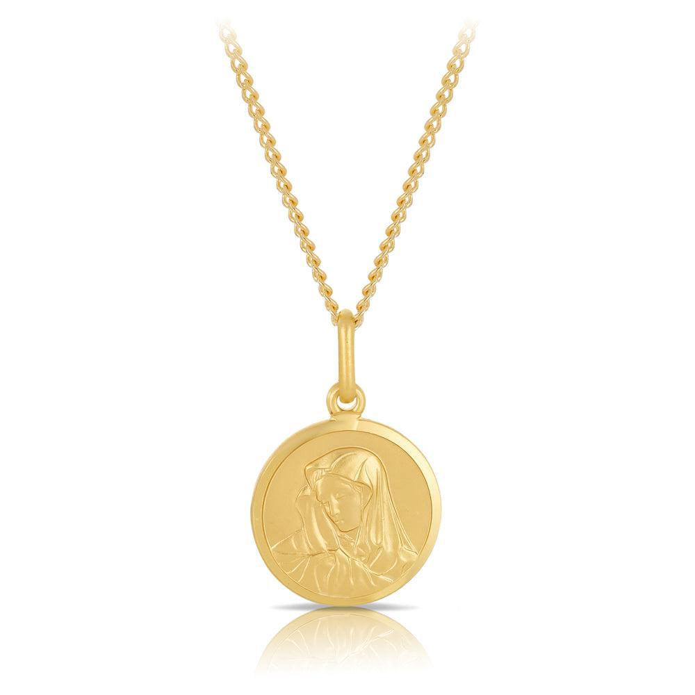 Madonna Pendant in 9ct Yellow Gold - Wallace Bishop
