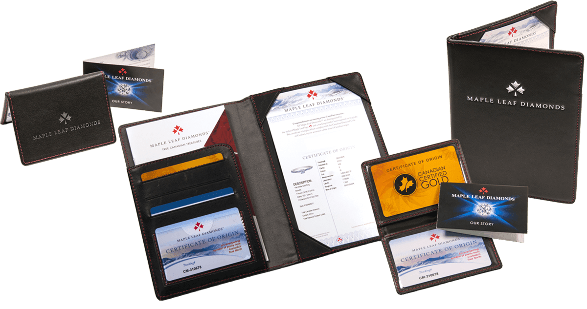 Maple Leaf Diamonds Circle of Love Round Brilliant Cut Solitaire Diamond Engagement Ring set in 18ct White Gold - Wallace Bishop