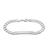 20cm Men's ID Bracelet in Sterling Silver