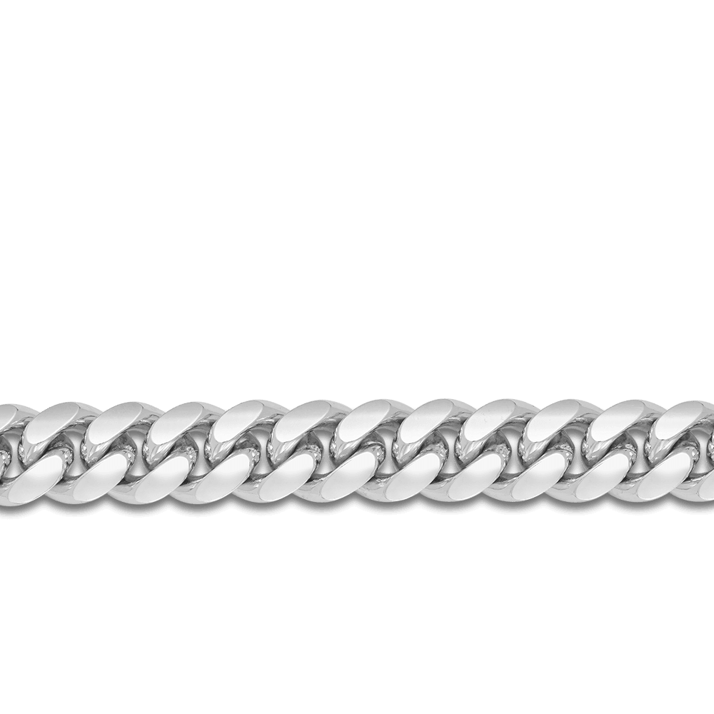 Men's 23cm Curb Bracelet in Sterling Silver - Wallace Bishop