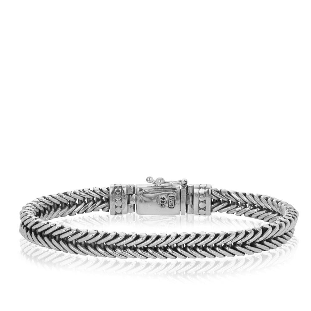 Men's Bracelet in Sterling Silver - Wallace Bishop