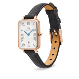 Daniel Wellington Quadro Roman Numerals Date Sheffield Rose Gold