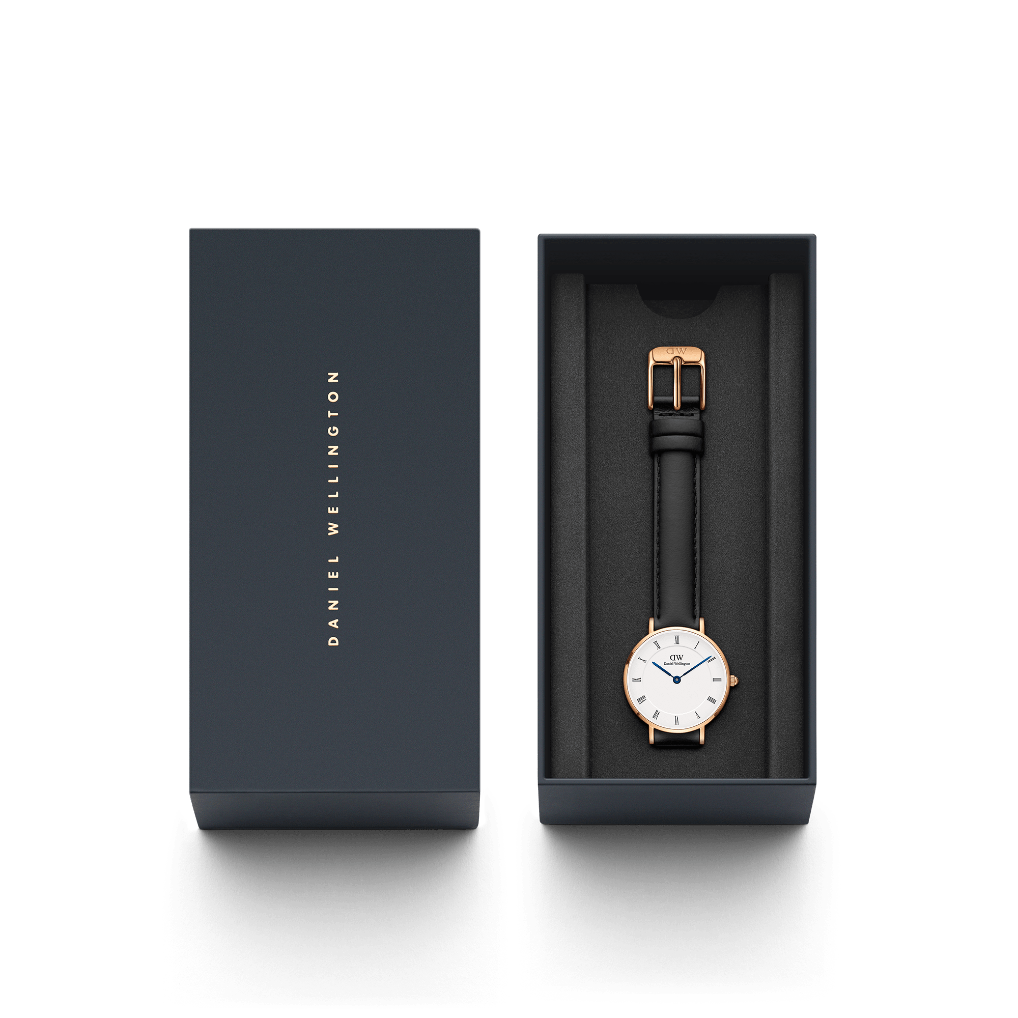 Daniel Wellington Petite Roman Numerals 28 Sheffield RG White Watch