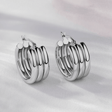 Multiple Hoop Earrings in Sterling Silver - Wallace Bishop