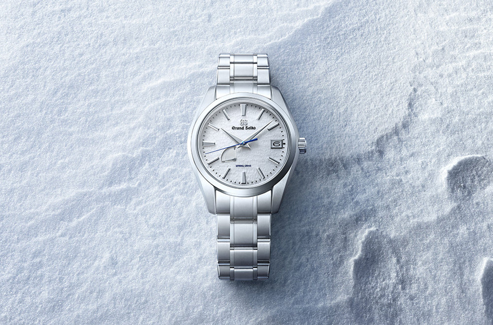 Silver Grand Seiko watch