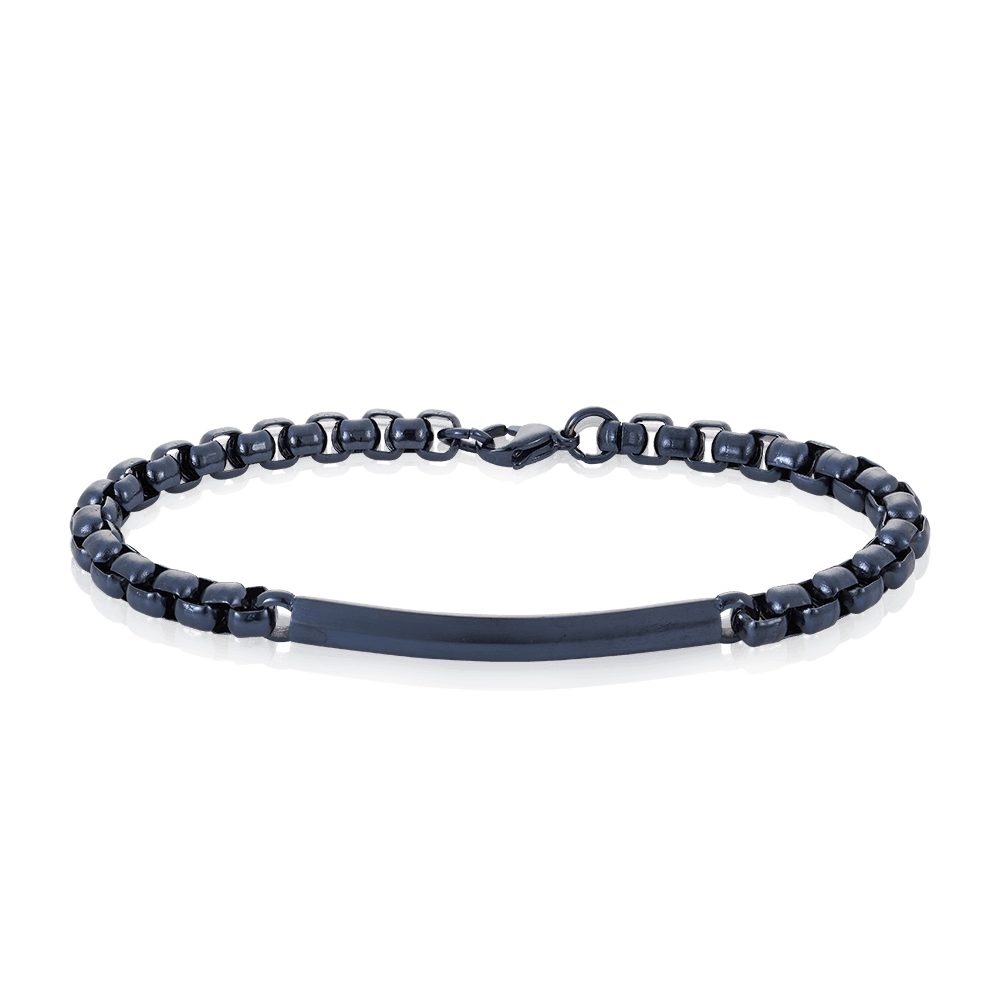 Navy Blue Bracelet in Stainless Steel - Wallace Bishop