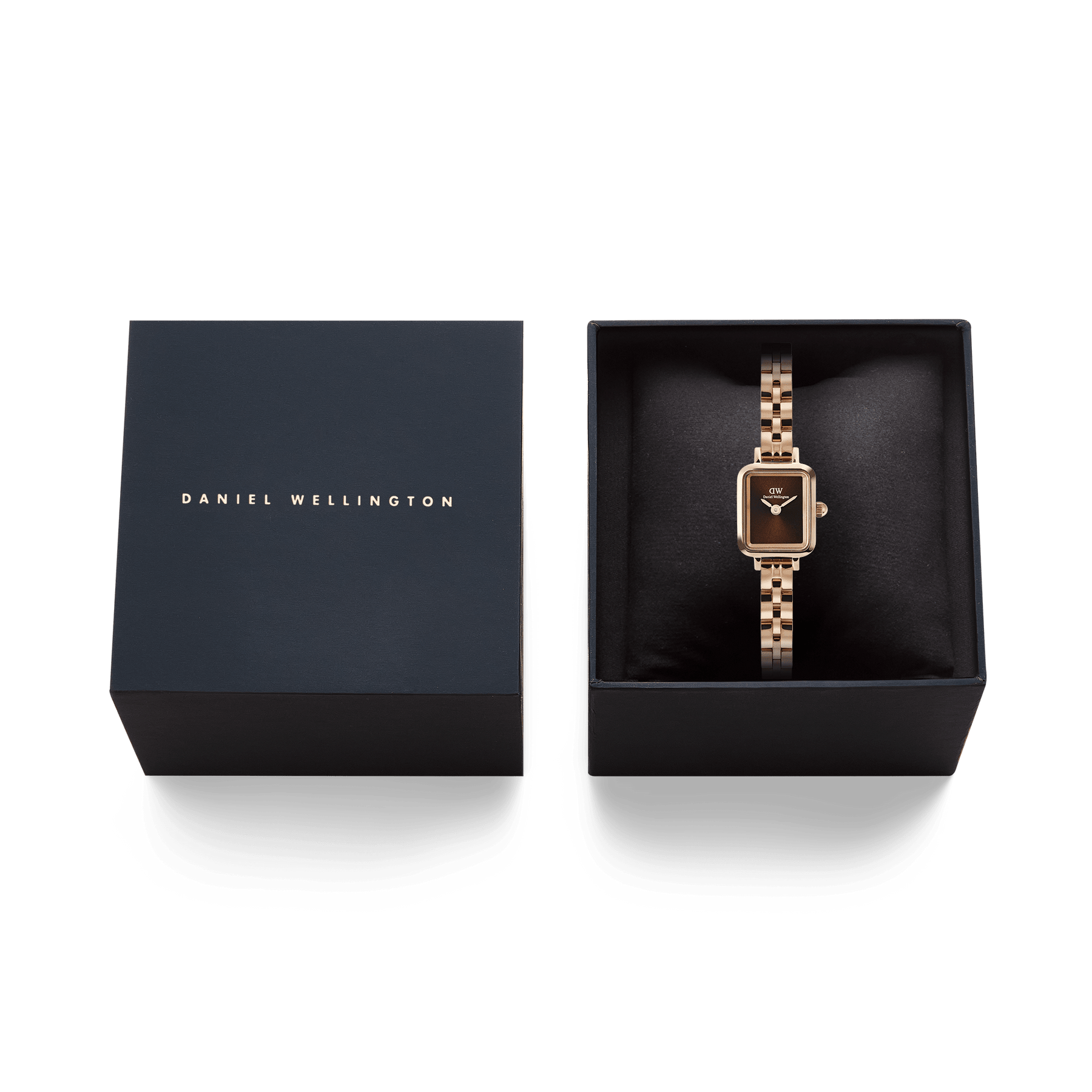 Daniel Wellington Quadro Mini Arch 3-link Amber Sunray Rose Gold