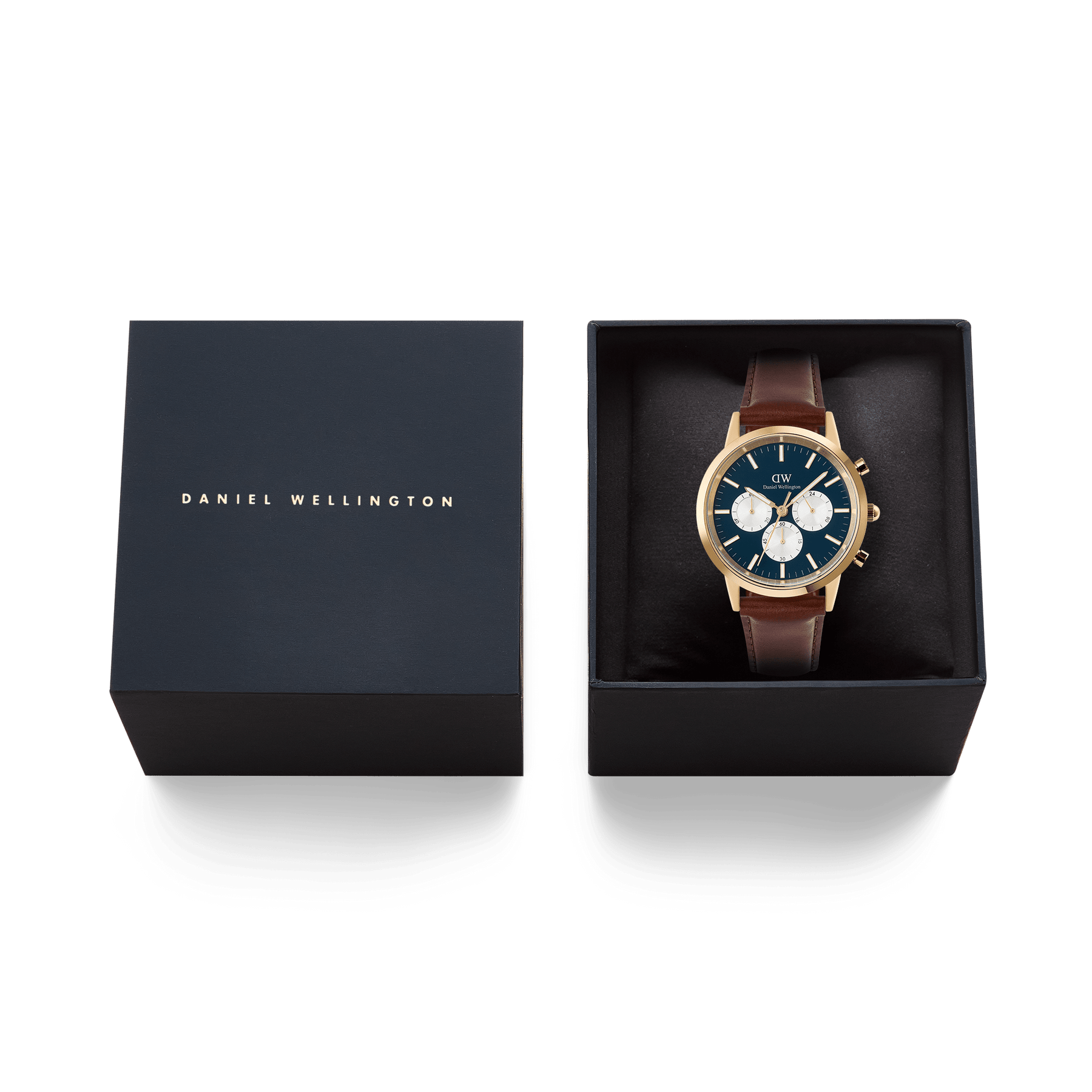 Daniel Wellington Iconic Chronograph St Mawes Arctic Panda Gold